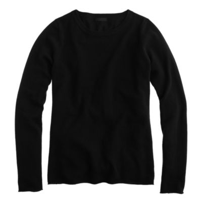 Black Collection cashmere long sleeve tee   Cashmere Shop   Womens 