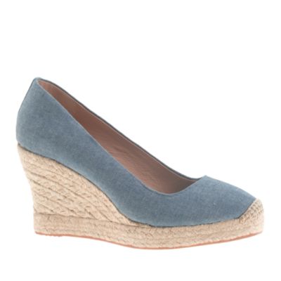 Seville chambray espadrilles