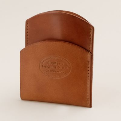 Bucktown shell cordovan front-pocket wallet : necessaryluxuries | J.Crew