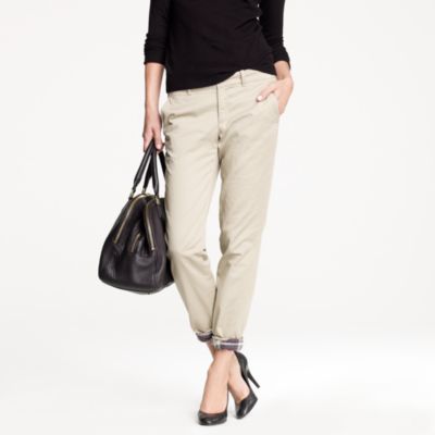 Waverly chino with flannel lining   Chino & Cotton Pants   Womens 