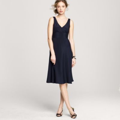 Sophia dress in silk tricotine   dresses   Womens size 16   J.Crew