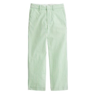 Boys wide stripe seersucker pant in classic fit   chino & cotton 