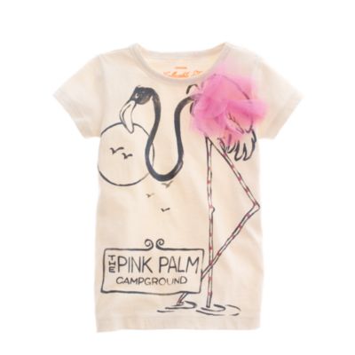 Girls pink flamingo tee $32.50 