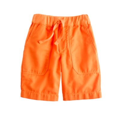 Boys pull on twill beach short   pull on   Boys shorts   J.Crew