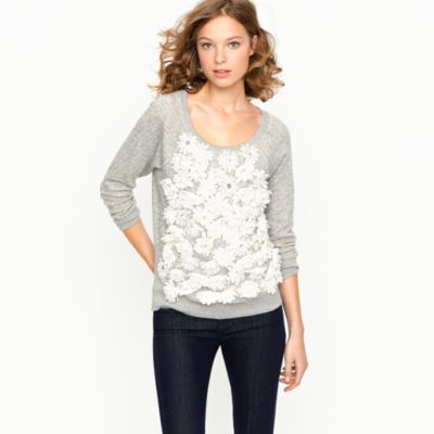 Summerlight terry daisy sweatshirt   sweatshirts & cardigans   Womens 