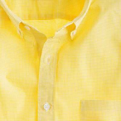 Secret Wash shirt in sunny gingham   washed favorite shirts   Mens 