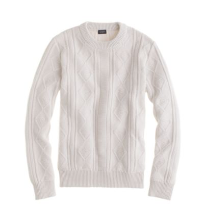 Cotton cable sweater