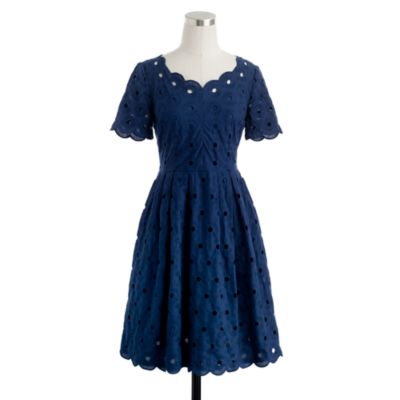 Circle eyelet dress