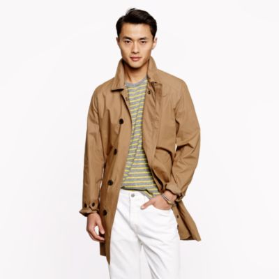 Wedgewood trench   cotton   Mens outerwear   J.Crew