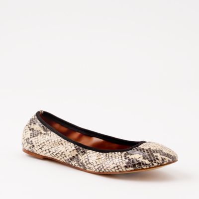 snake ballet flats