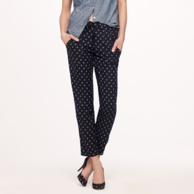 Anchors aweigh pant   novelty   Womens pants   J.Crew