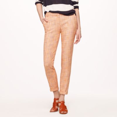 Café capri in Caribbean tweed   Café Capri   Womens pants   J.Crew