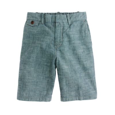 Boys' pull-on chambray short : shorts | J.Crew
