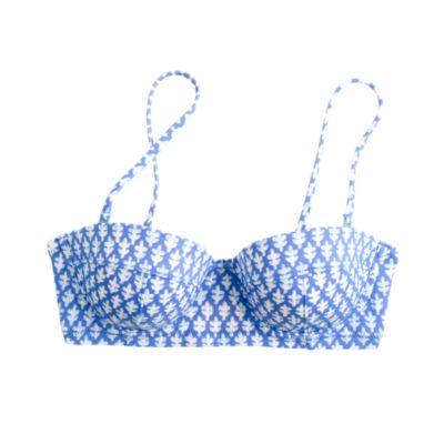 Arrowhead ikat underwire top