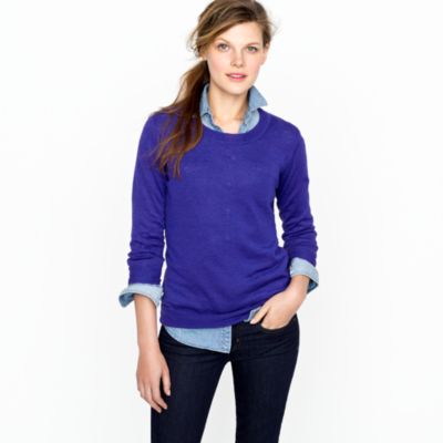 Tippi sweater in linen   crewnecks & boatnecks   Womens sweaters   J 