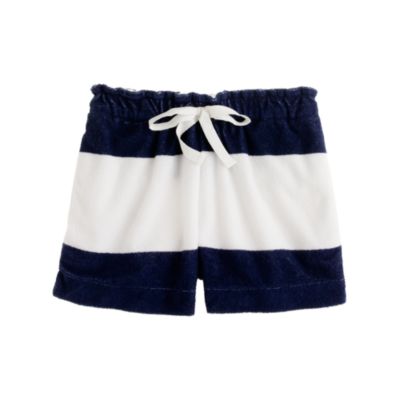 Girls stripe terry short   patterns   Girls shorts   J.Crew