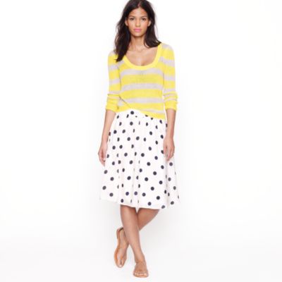 Scatter dot skirt   A line/Full   Womens skirts   J.Crew