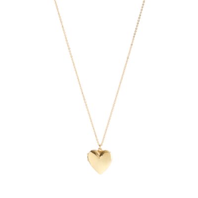 Girls' gold heart locket