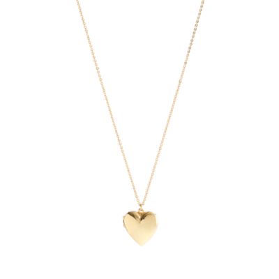 Girls' gold heart locket