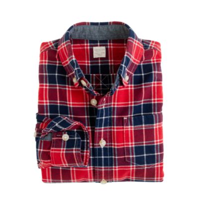 Boys oxford shirt in leaf plaid   oxford shirts   Boys shirts   J 