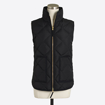 Factory quilted puffer vest