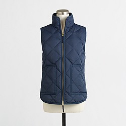 Factory quilted puffer vest