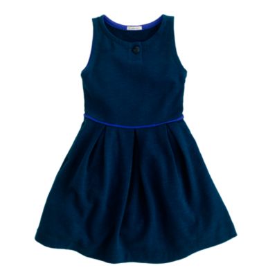 Girls pleated terry dress   everyday   Girls dresses   J.Crew