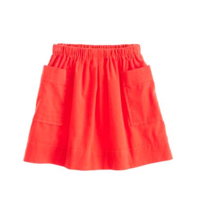 Girls softest cord skirt   solids   Girls skirts   J.Crew