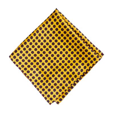 Silk printed pocket square $39.50