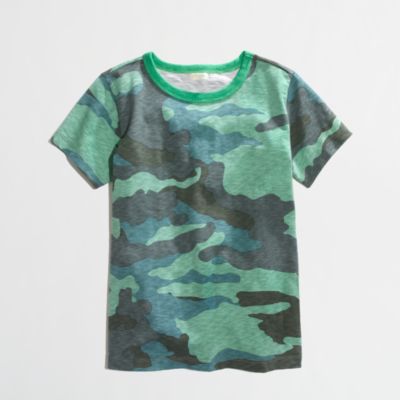 j crew camo t shirt