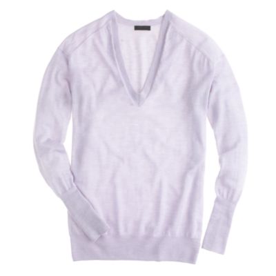 Collection featherweight cashmere boyfriend V-neck sweater