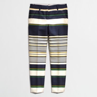 Factory skimmer pant in multistripe