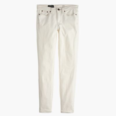 Stretch toothpick jean in ecru