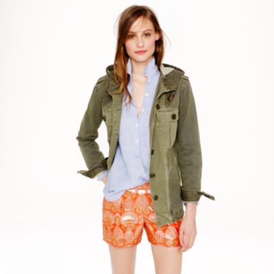 Collection gilded brocade short