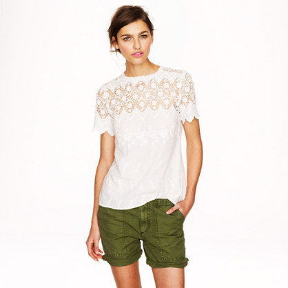 J.Crew Collection Victorian Lace Top | jcrew spring collection