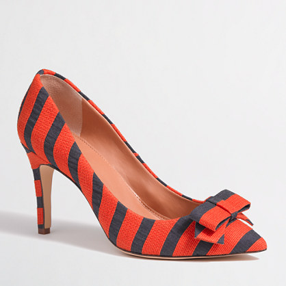 Factory Isabelle printed bow pumps