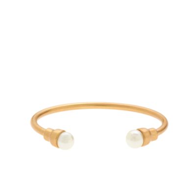 Pearl open bangle