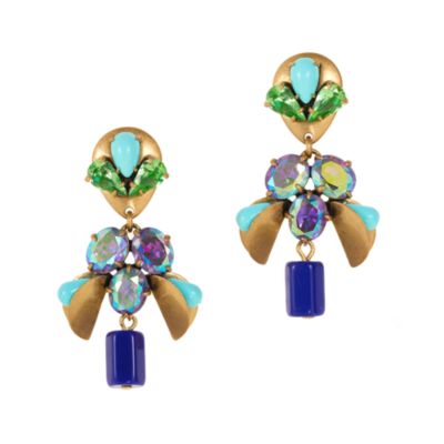 Crystal mobile earrings