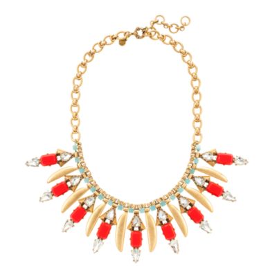 Poppy fringe necklace