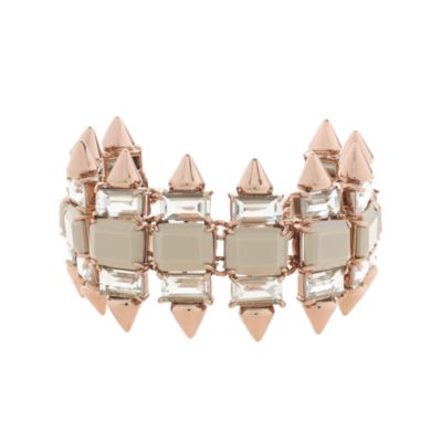 Crystal spike bracelet