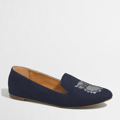 Factory Addie owl loafers